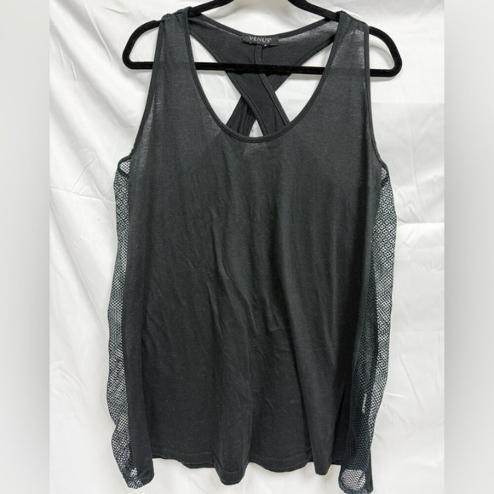 Women's Black Sleeveless swim coverup